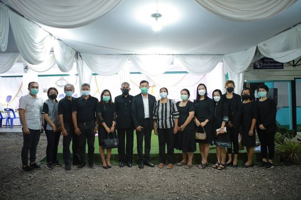 ร่วมงานบำเพ็ญกุศลศพนายไพโรจน์ ปานกลัด อายุ ๖๙ ปี Image 1