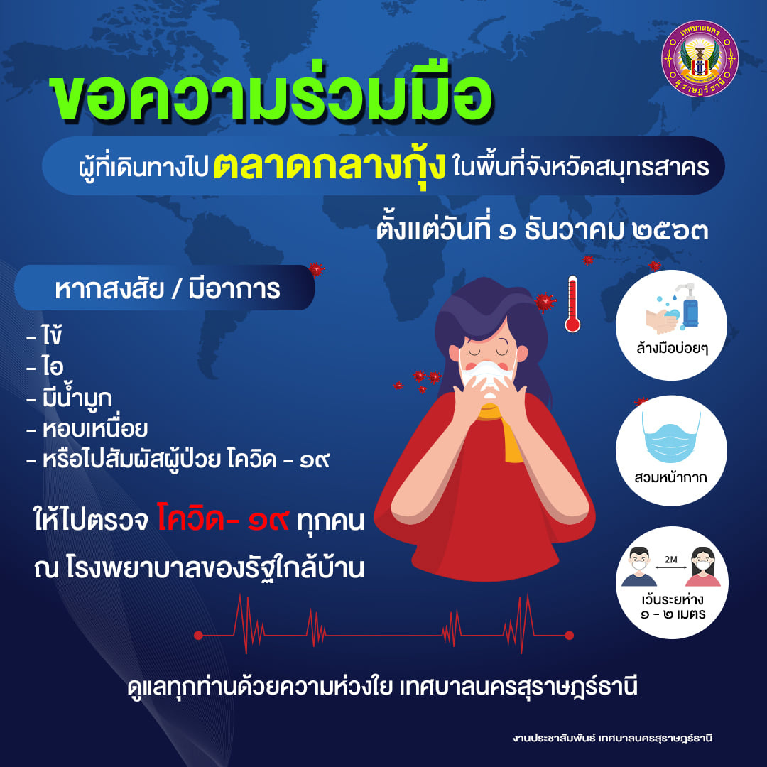 ขอความร่วมมือป้องกัน covid-19 รูปภาพ 1