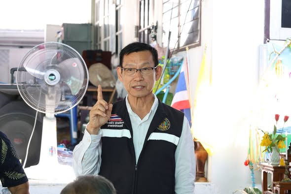 นายกแป๊ะ ลงพื้นที่พบปะ และทำกิจกรรมร่วมกับชมรมผู้สูงอายุ รูปภาพ 1