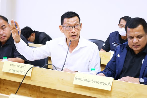 ประชุมคณะกรรมการควบคุมการขนส่งทางบกประจำจังหวัดสุราษฎร์ธานี รูปภาพ 1