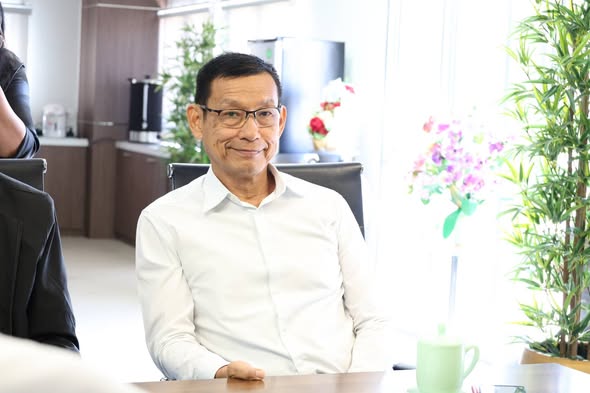 หารือแนวทางปรับปรุงถนนเชื่อมสะพานข้ามแม่น้ำตาปีฝั่งตำบลบางใบ ... Image 1