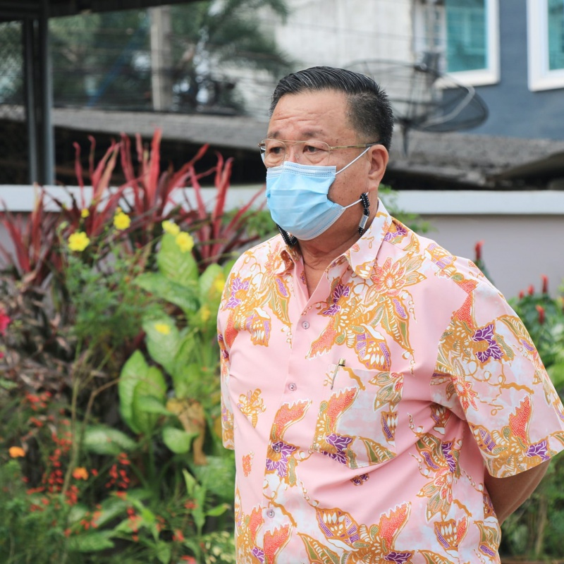 ลงพื้นที่ฉีดน้ำยาฆ่าเชื้อ เพื่อสร้างความเชื่อมั่นแก่ประชาชน รูปภาพ 1