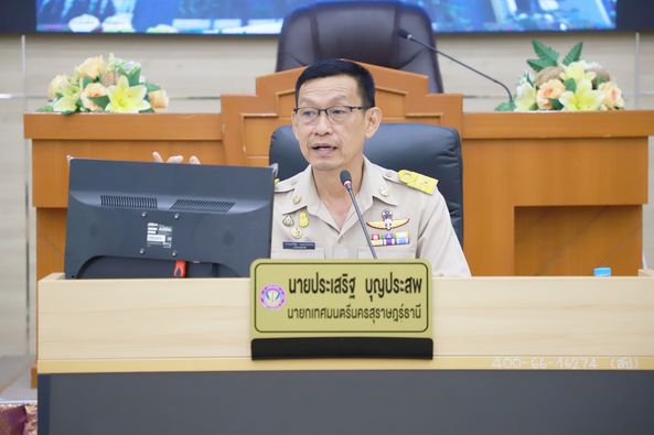 ประชุมคณะผู้บริหารและหัวหน้าส่วนราชการ ประจำเดือนมิถุนายน 25 ... Image 1