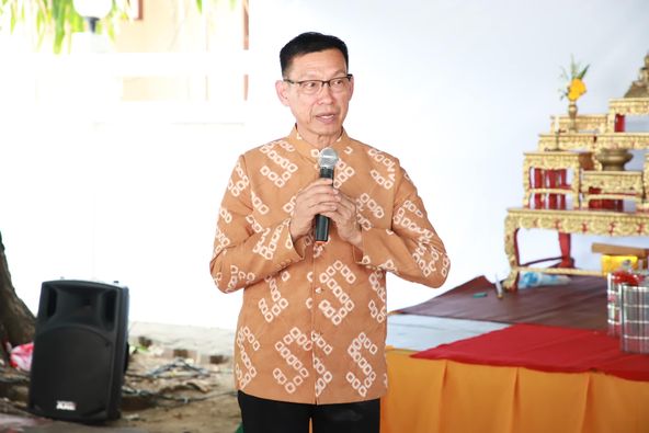 นายกเทศมนตรี ลงพื้นที่ร่วมงานแสดงมุทิตาจิตในชุมชน รูปภาพ 1