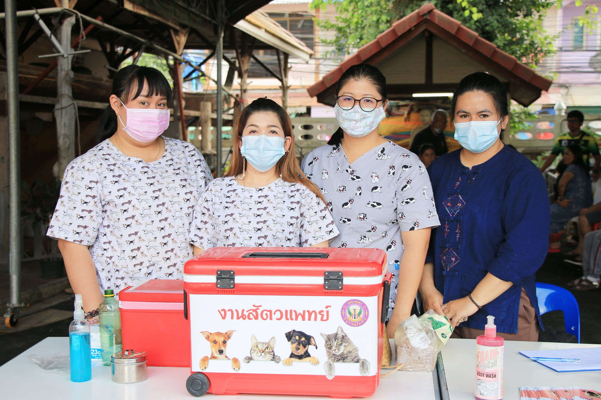 ฉีดวัคซีนป้องกันโรคพิษสุนัขบ้า Image 1