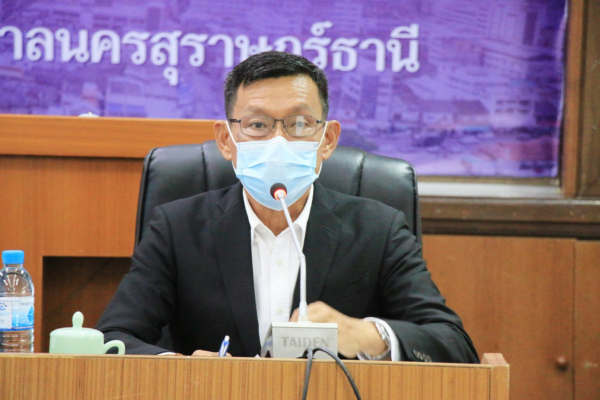 ประชุมผู้บริหารเทศบาลนครสุราษฎร์ธานีครั้งที่ ๓/๒๕๖๔ Image 1