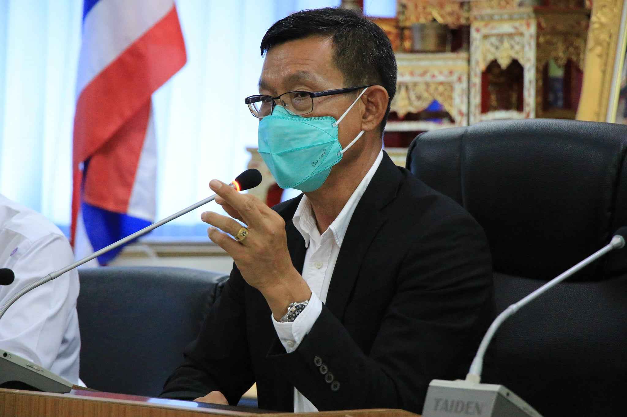 ประชุมหารือช่วยเหลือผู้ที่เป็นกลุ่มเสี่ยงและได้สัมผัสใกล้ชิด ... Image 1