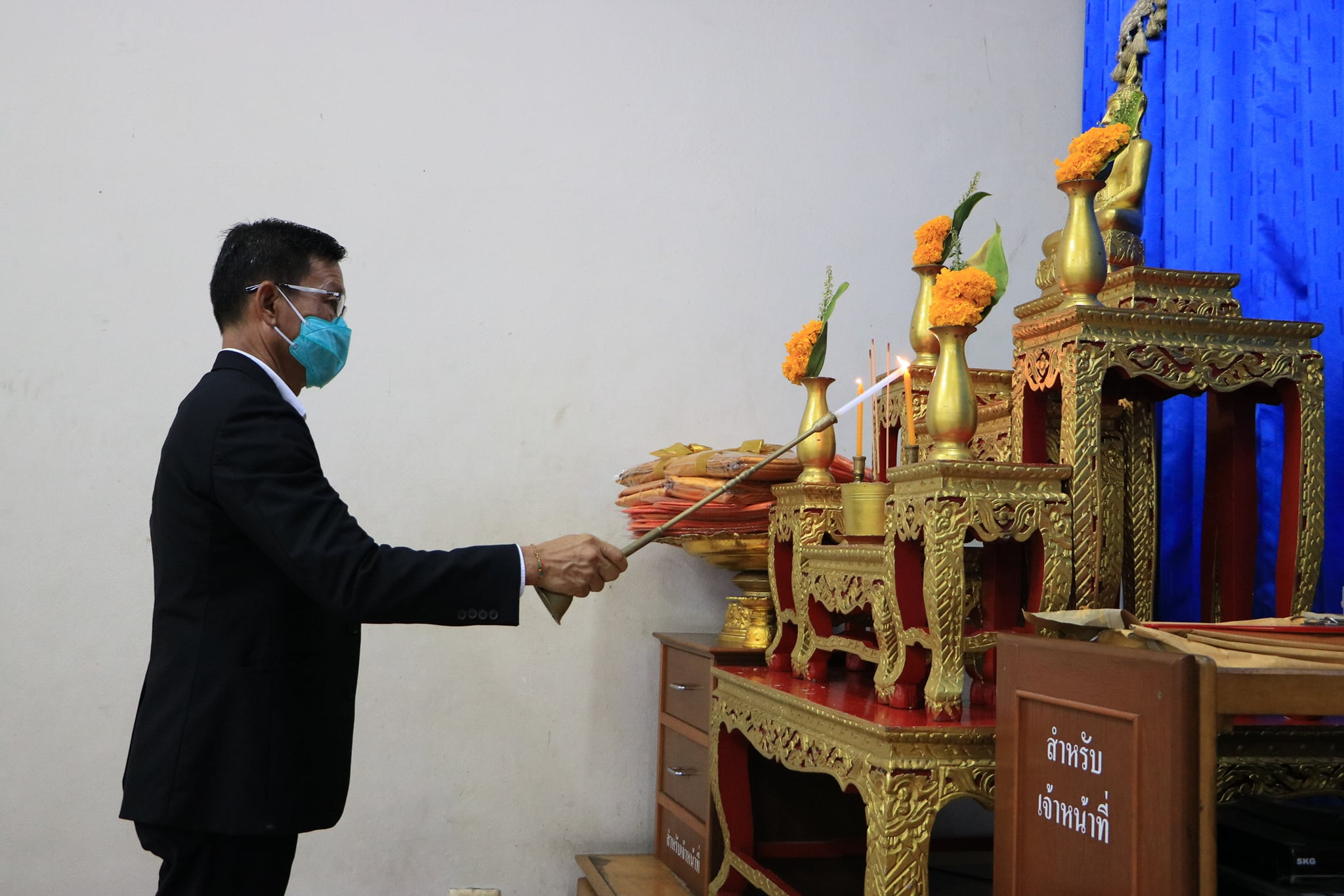 ร่วมงานบำเพ็ญกุศลศพคุณแม่เหื้อม สินราช อายุ ๘๔ ปี Image 1