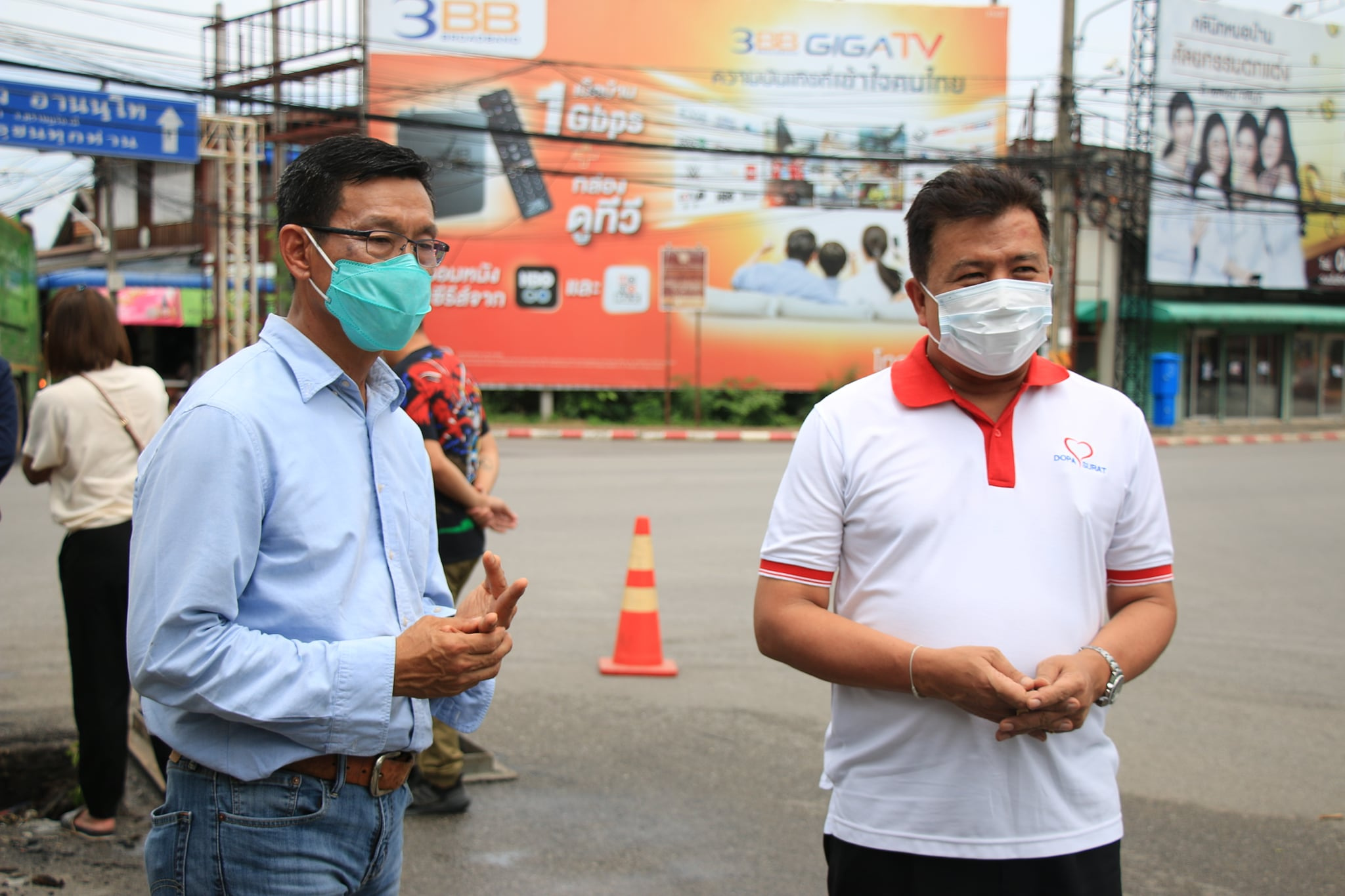 ลงพื้นที่บริเวณขุดท่อระบายน้ำสี่แยกวัดโพธาวาส Image 1