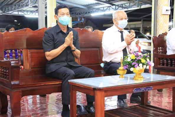 ร่วมพิธีบำเพ็ญกุศลศพเรืออากาศตรี โกเมศ พรสิบ Image 1