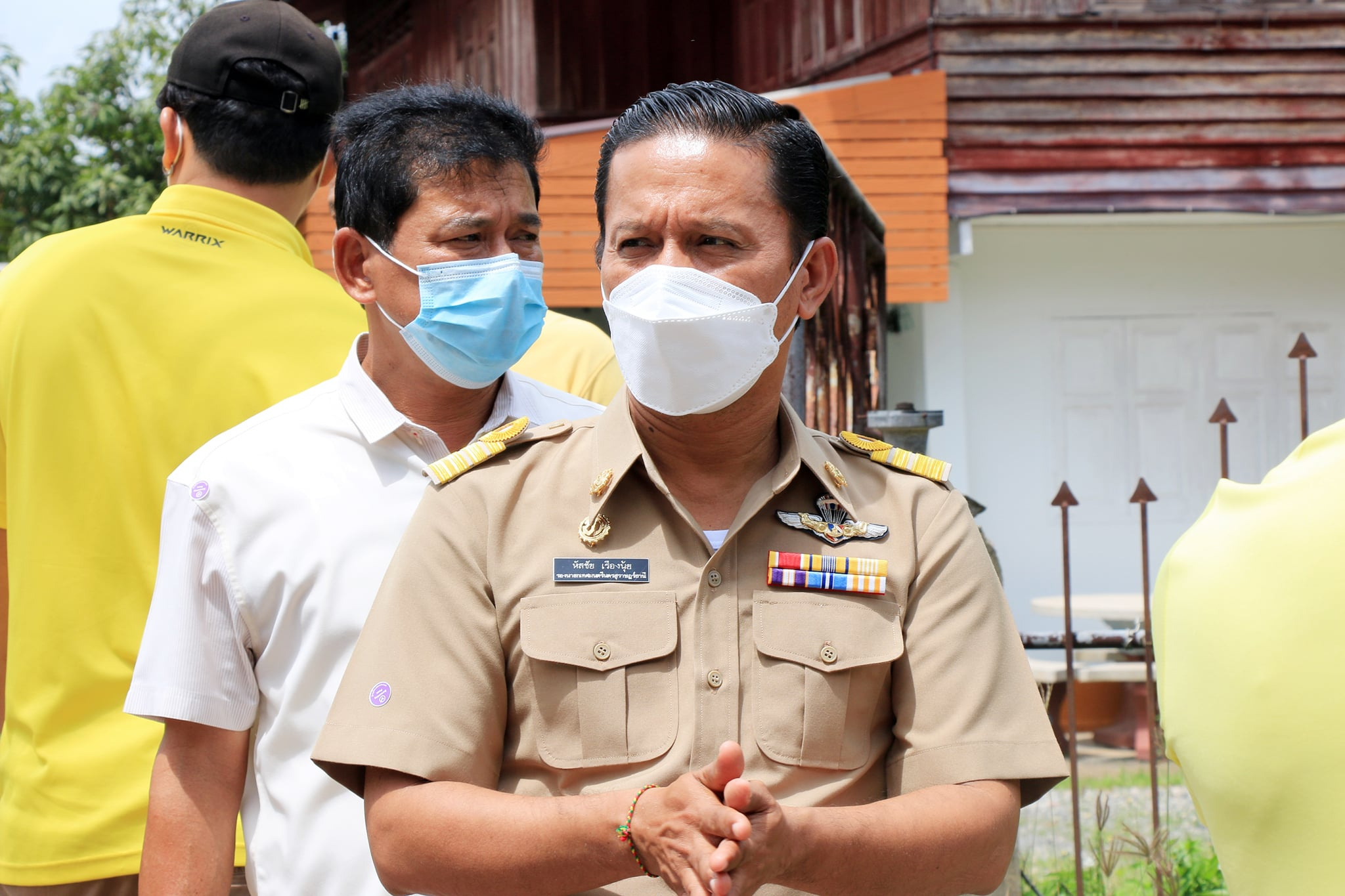 เทศบาลนครสุราษฎร์ธานีลงพื้นที่มอบถุงยังชีพ Image 1