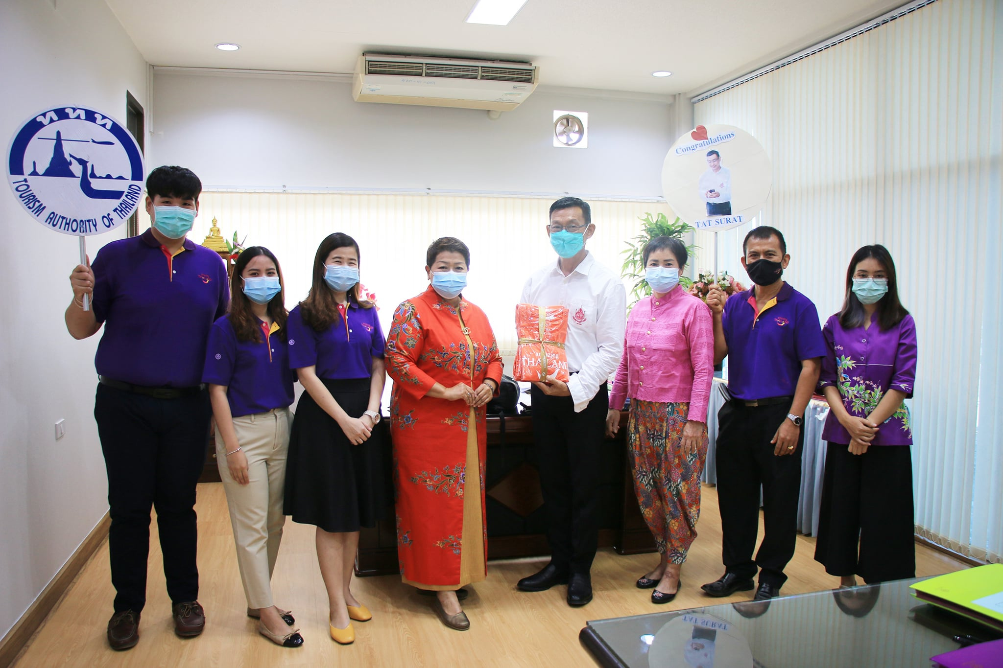 แสดงความยินดีกับนายกเทศมนตรีนครสุราษฎร์ธานี Image 1