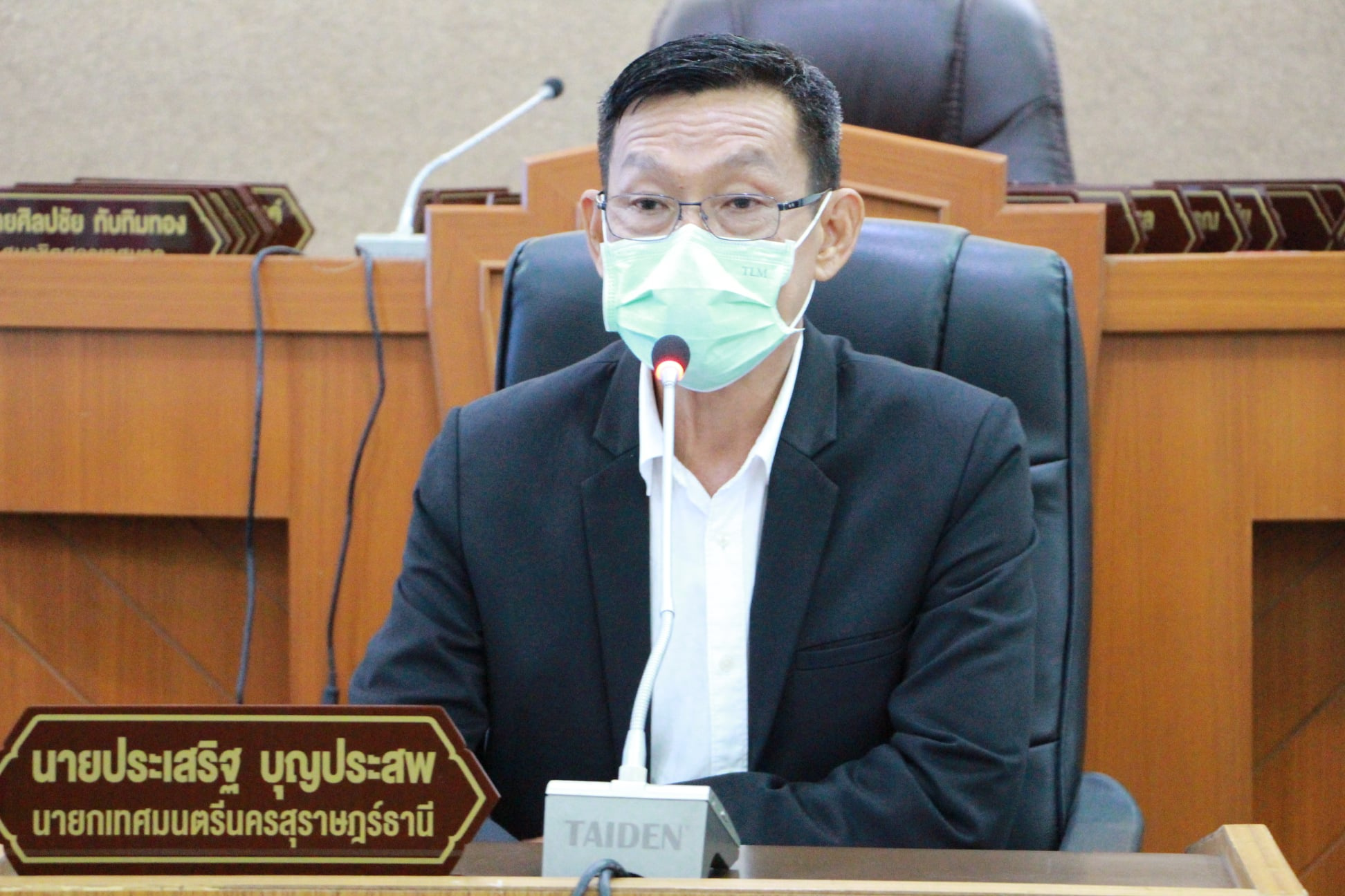 ประชุมคณะผู้บริหารเทศบาลนครสุราษฎร์ธานี ครั้งที่ ๔/๒๕๖๔ Image 1