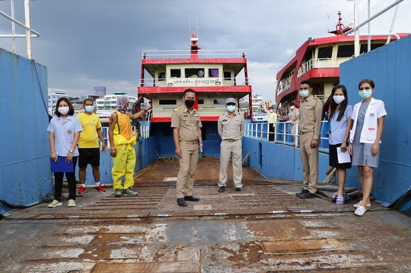 ส่งมอบถุงยังชีพให้ผู้กักตัว ๑๔ วัน(ไม่ใช่ผู้ป่วย) Image 1