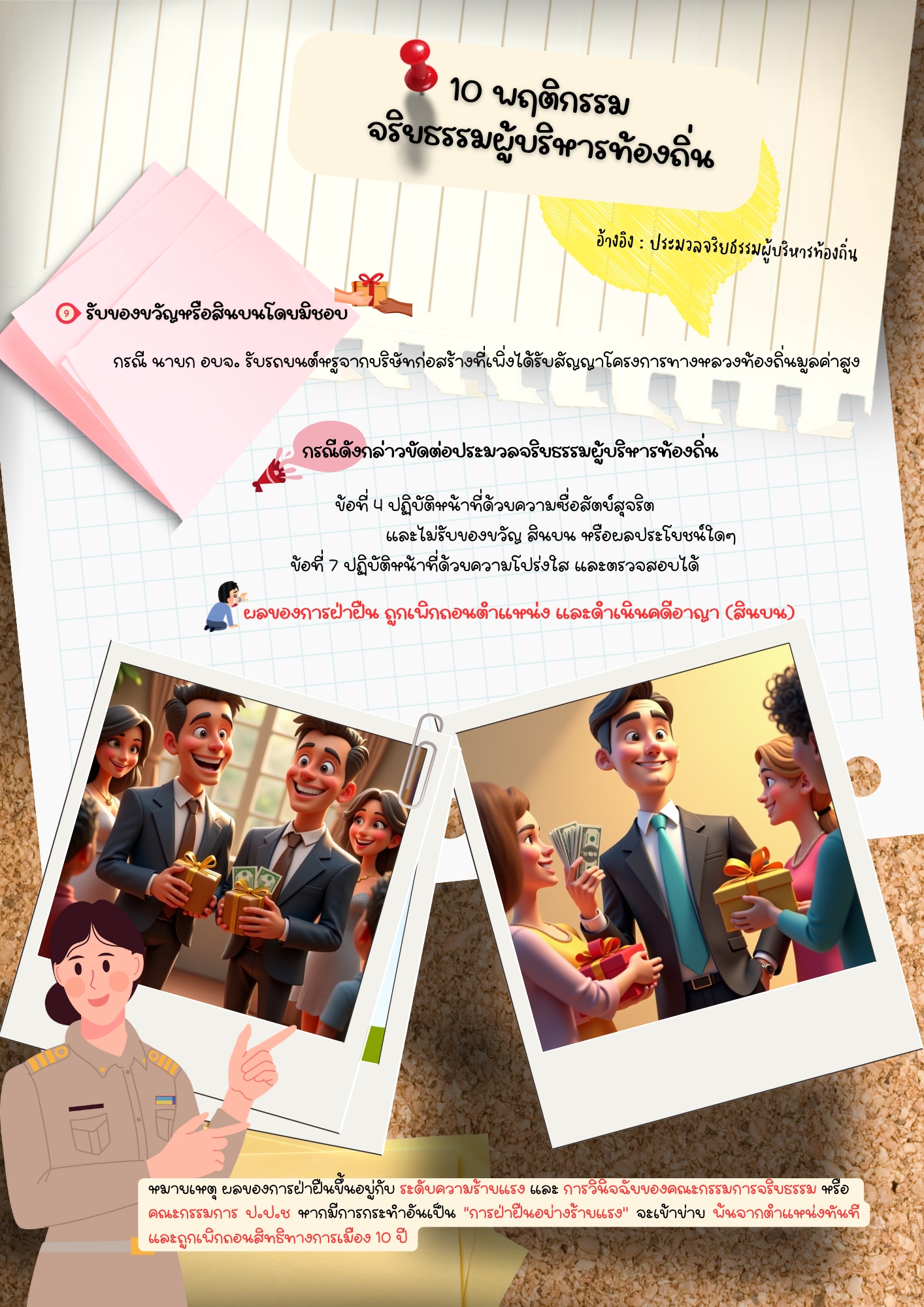 การเผยแพร่ประชาสัมพันธ์ความรู้ด้านกฎหมายให้บุคลากรของเทศบาลน ... รูปภาพ 9