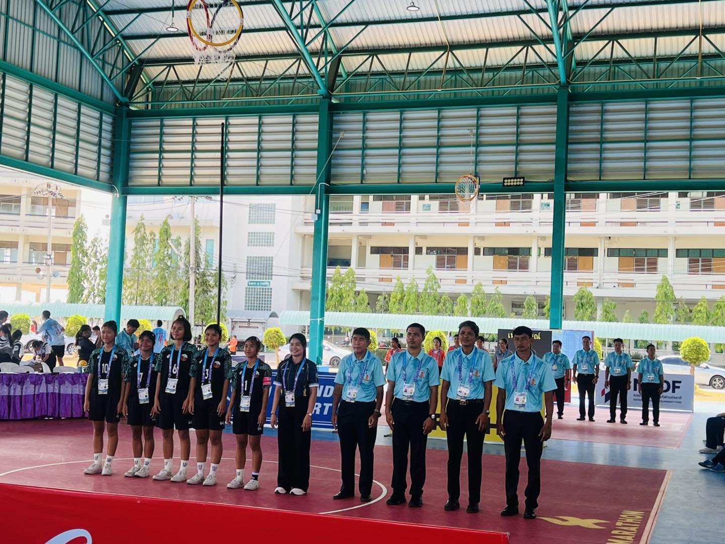 เชิญร่วมชมและให้กำลังใจนักกีฬาตะกร้อลอดห่วงและกีฬาเซปักตะกร้ ... Image 1