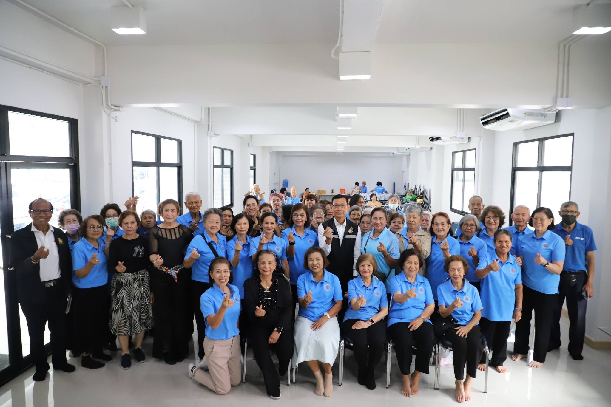โครงการปรับเปลี่ยนพฤติกรรมสุขภาพผู้สูงอายุของชมรมเทศบาลนครสุ ... Image 1
