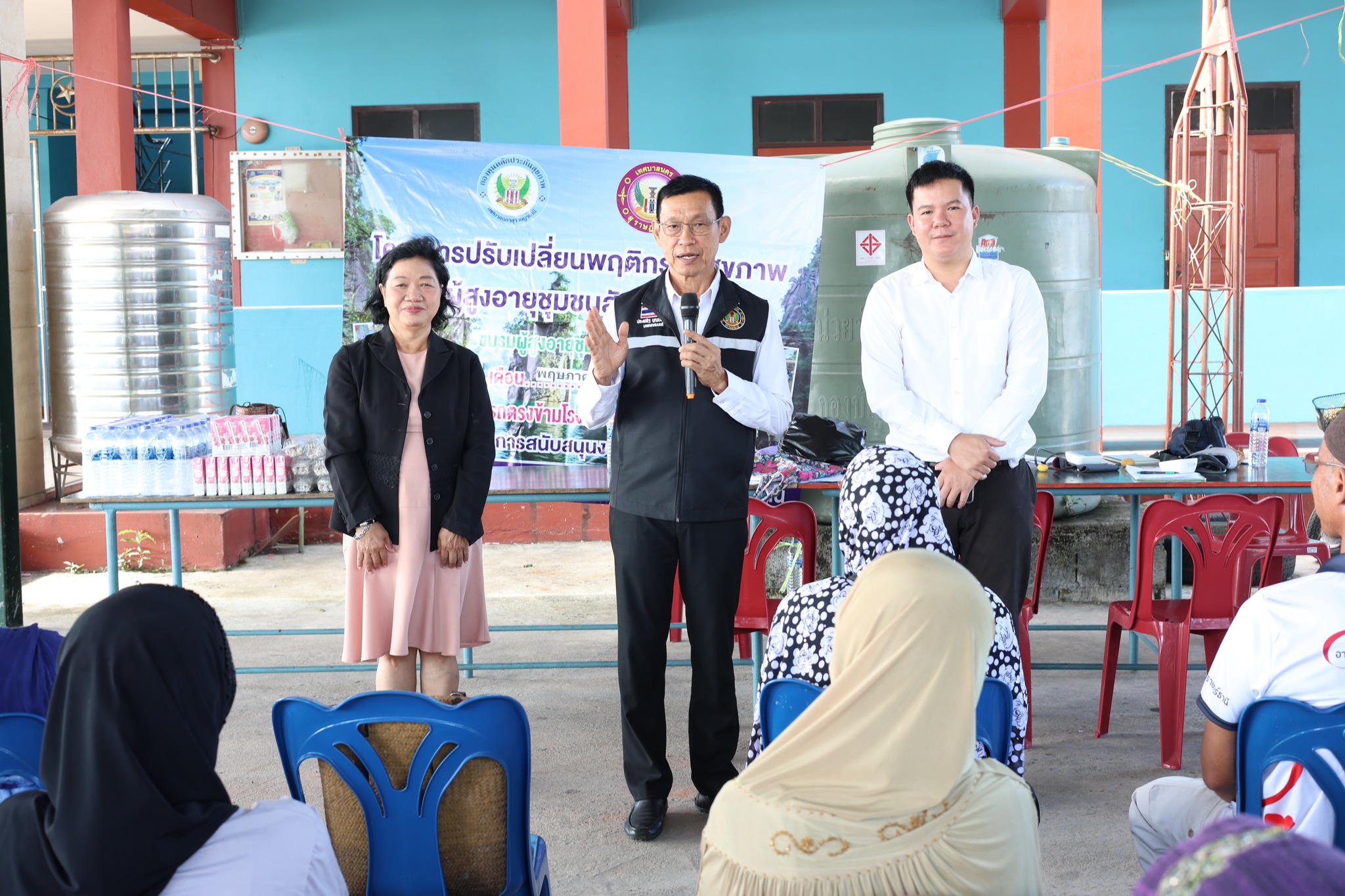 โครงการปรับเปลี่ยนพฤติกรรมสุขภาพ ชมรมผู้สูงอายุชุมชนสันติสุข Image 1
