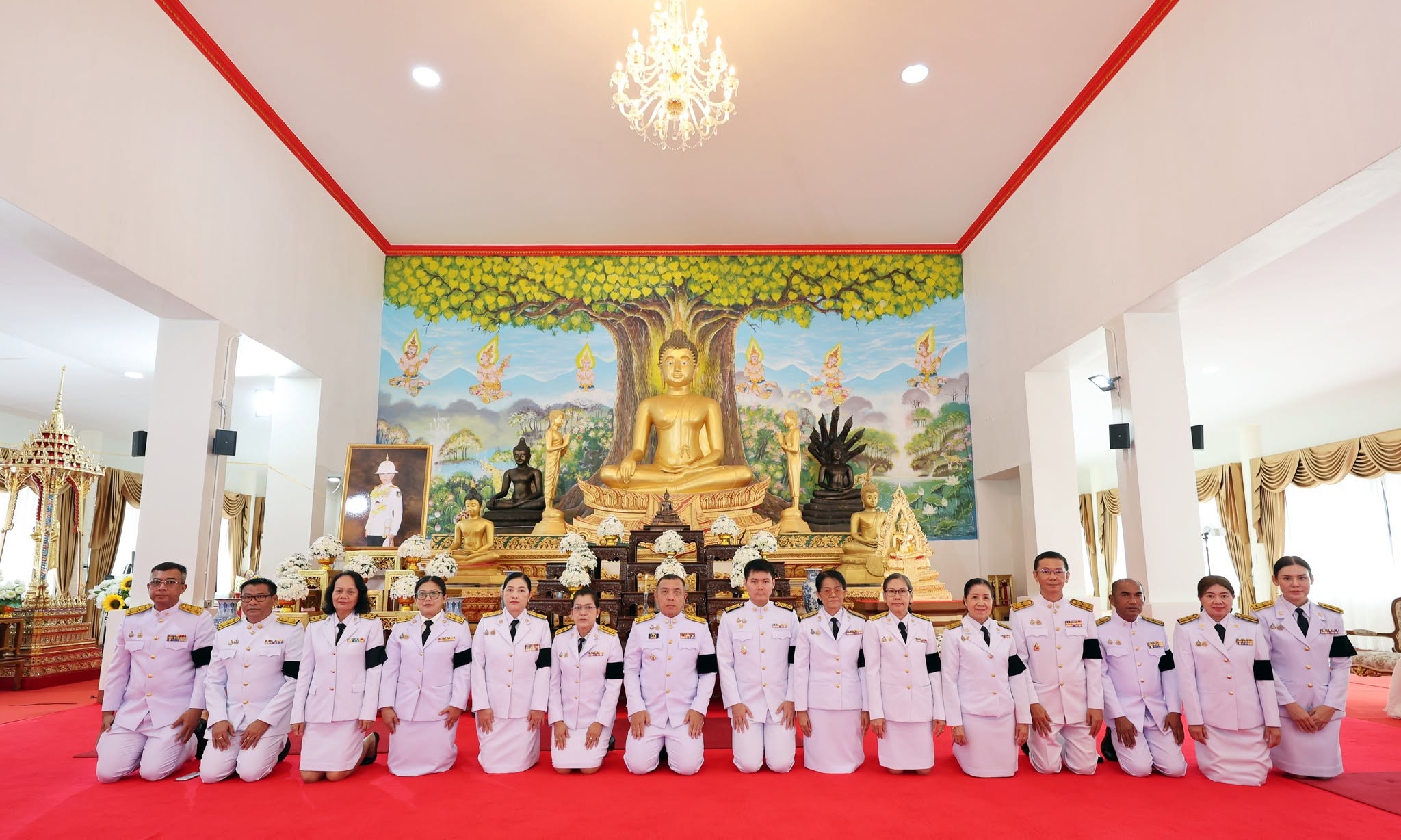 พิธีบำเพ็ญกุศล ในวาระครบ 7 วัน (สัตตมวาร) แห่งการสิ้นพระชนม์ ... รูปภาพ 1