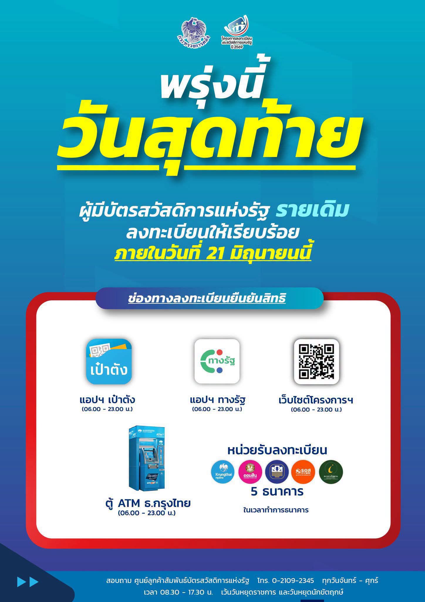 นับถอยหลัง....พรุ่งนี้วันสุดท้าย! รูปภาพ 1