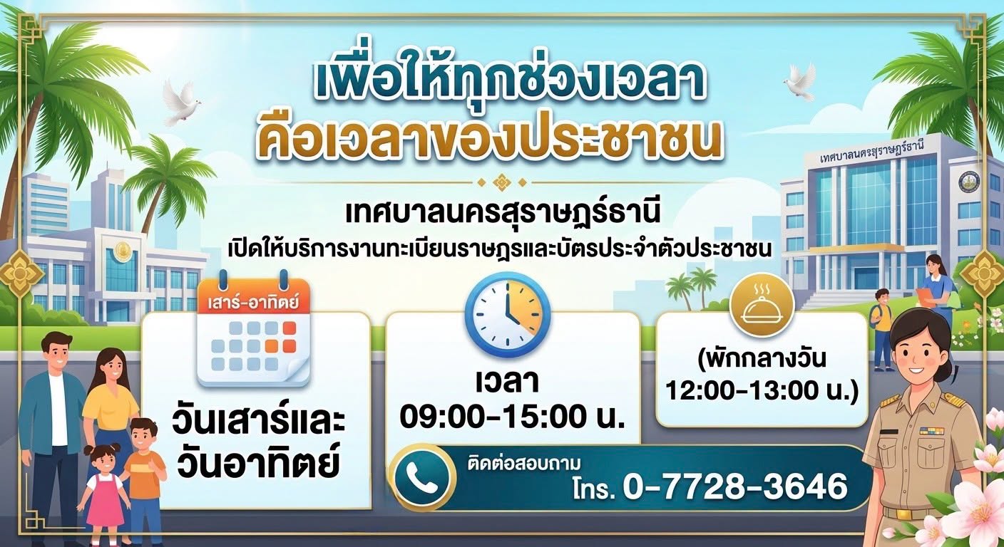 "เพื่อให้ทุกช่วงเวลา คือเวลาของประชาชน" รูปภาพ 1
