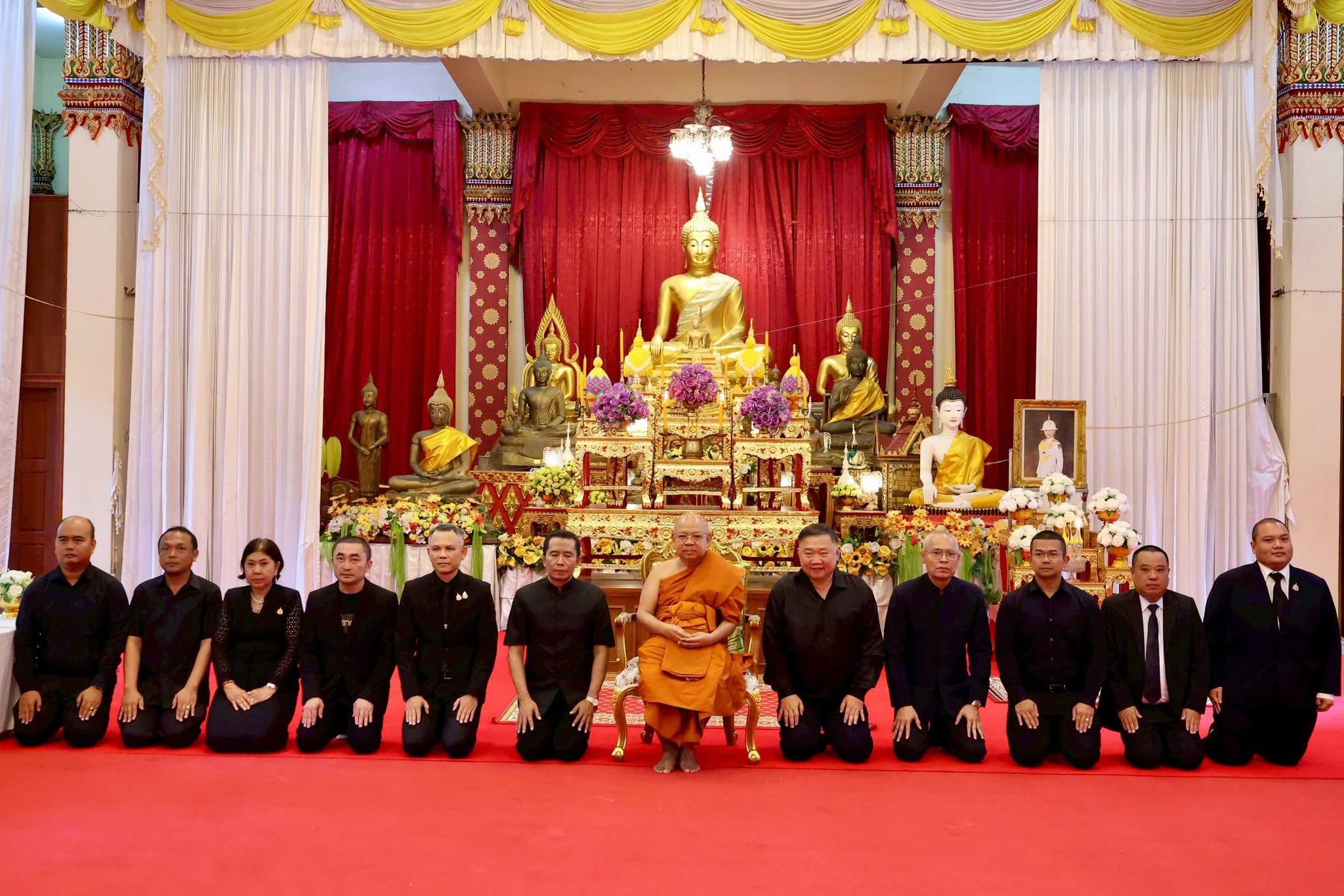 พิธีบำเพ็ญกุศลสวดพระอภิธรรม อุทิศถวายพระกุศลแด่ สมเด็จพระเจ้ ... รูปภาพ 1