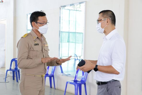 บรรยากาศตรวจเชิงรุกกลุ่มเสี่ยงด้วย ATK รูปภาพ 1