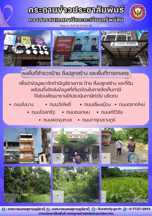 กระดานข่าวประชาสัมพันธ์ เราทำงานทุกวันเพื่อพี่น้องประชาชน รูปภาพ 1