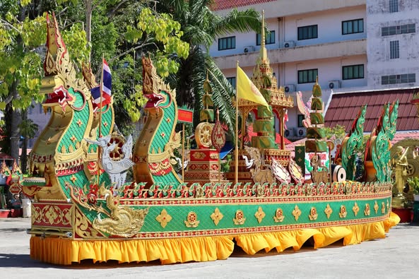 วัดในเขตเทศบาลนครสุราษฎร์ธานี ที่จะร่วมขบวนแห่เรือพนมพระทางบ ... รูปภาพ 1