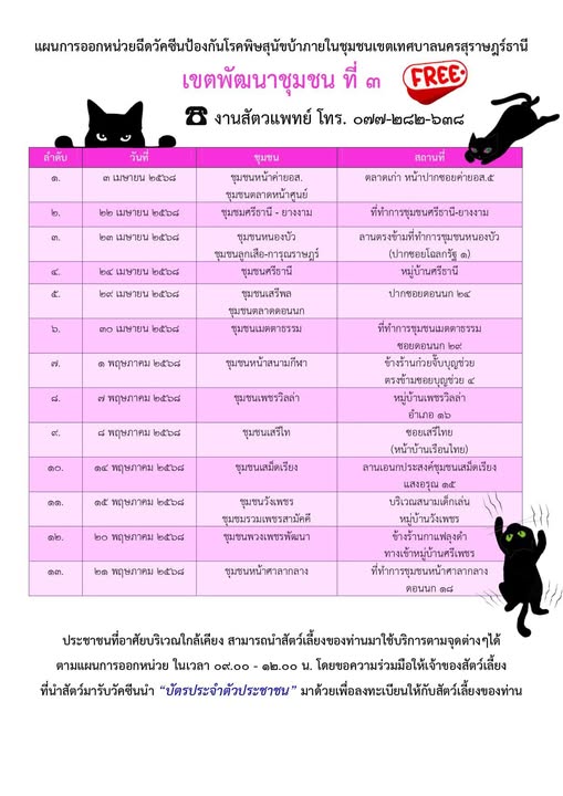 เทศบาลนครสุราษฎร์ธานี ออกหน่วยเคลื่อนที่ให้บริการฉีดวัคซีนป้ ... รูปภาพ 1