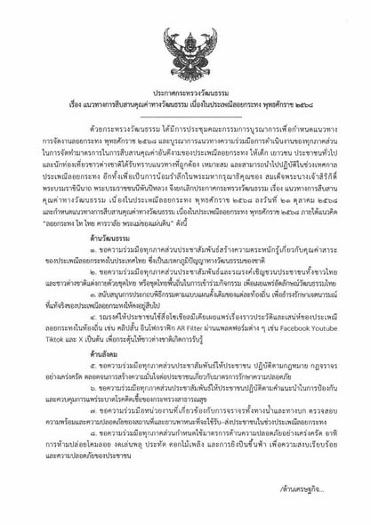 เรื่อง แนวทางการสืบสานคุณค่าทางวัฒนธรรม เนื่องในประเพณีลอยกร ... รูปภาพ 1