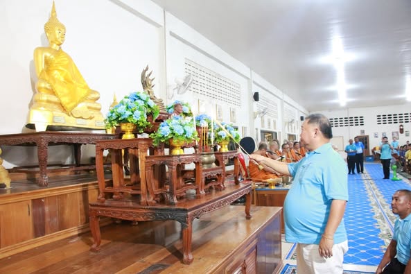 กิจกรรมพิธีเจริญพระพุทธมนต์ เจริญภาวนาเฉลิมพระเกียรติ เนื่อง ... Image 1