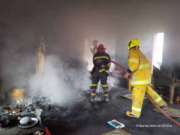 วันนี้ (17 ส.ค.68) เวลาประมาณ 07.10 น. ฝ่ายป้องกันและบรรเทาส ... รูปภาพ 1