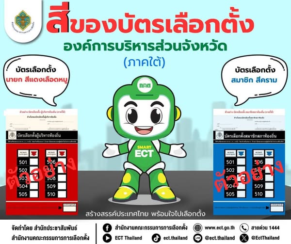 มาย้ำสีบัตรเลือกตั้งกันอีกที ในวันเสาร์ที่ 1 กุมภาพันธ์ 2568 ... Image 1