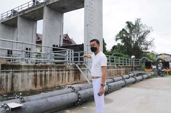 ลงพื้นที่สำรวจระบบควบคุมการระบายน้ำ Image 1