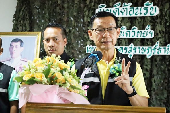 นายกแป๊ะ เปิดศูนย์แจ้งเตือนภัยสุขภาพในชุมชนโซนโรงพยาบาลค่ายว ... Image 1