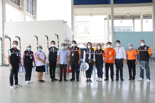 ตรวจเยี่ยมและให้กำลังใจเจ้าหน้าที่ในการให้บริการตรวจค้นหาผู้ ... Image 1