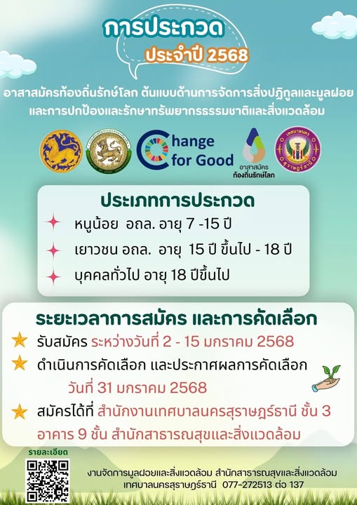 ขอเชิญชวนผู้ที่สนใจ เข้ารับการประกวดเป็นอาสาสมัครท้องถิ่นรัก ... รูปภาพ 1