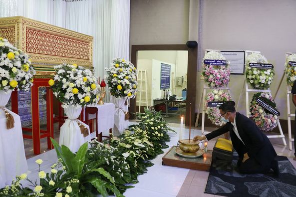 พิธีบำเพ็ญกุศลศพันตรีจำนง อินทรักษ์ อายุ ๘๗ ปี Image 1