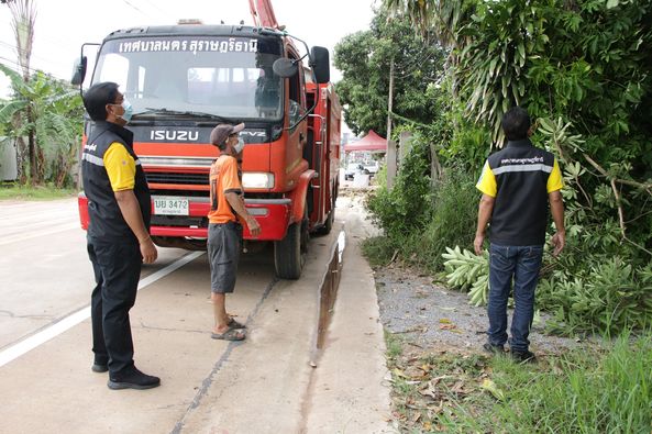 ตัดต้นไม้บริเวณชุมชนบ้านบางหลา Image 1