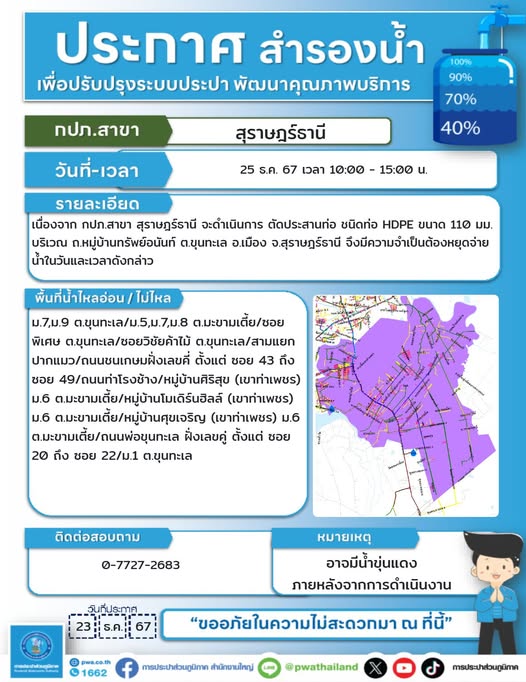 ในวันพุธที่ 25 ธันวาคม 2567 ตั้งแต่เวลา 10.00 น. ถึง 15.00 น ... Image 1