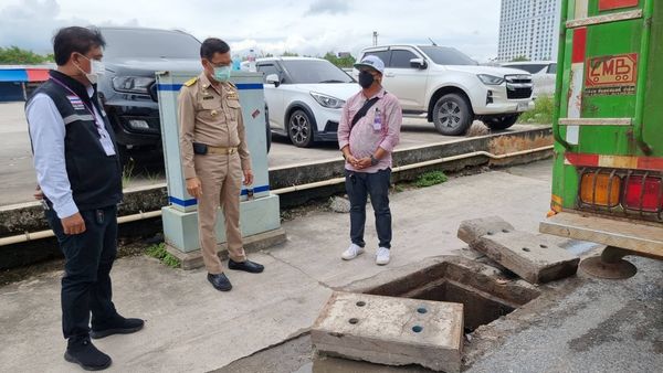 ระบายน้ำถนนแยกตาปานถึงตลาดไดมอนด์ Image 1