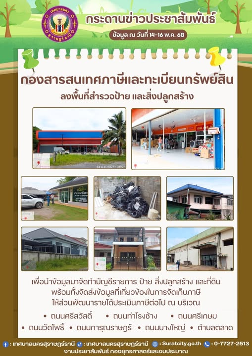 กระดานข่าวประชาสัมพันธ์ เราทำงานทุกวันเพื่อพี่น้องประชาชน Image 1