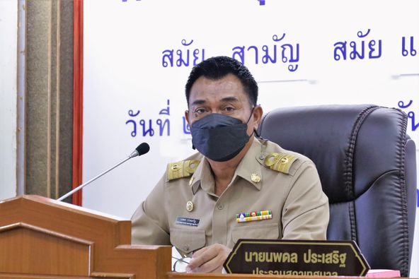 ประชุมสภาเทศบาลนครสุราษฎร์ธานี สมัยสามัญ สมัยแรก ประจำปี ๒๕๖ ... Image 1