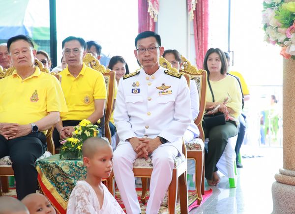 โครงการบรรพชาสามเณรภาคฤดูร้อน เฉลิมพระเกียรติพระบาทสมเด็จพระ ... Image 1