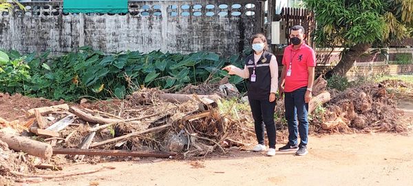 ลงพื้นที่ถนนซอย อส.2 ตามที่ได้รับการร้องเรียนจากพี่น้องประชา ... Image 1