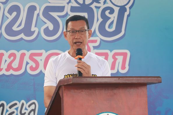 เทศบาลฯ ร่วมพิธีเปิดการแข่งขันจักรยานทางเรียบ “ปั่นให้หรอยใจ ... Image 1