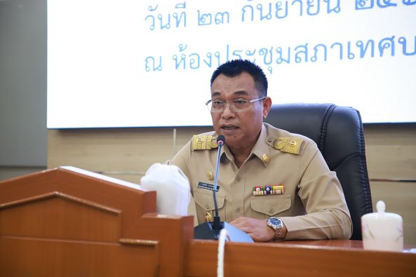 ประชุมสภาเทศบาลนครสุราษฎร์ธานี สมัยวิสามัญ สมัยที่ 1 ประจำปี ... Image 1