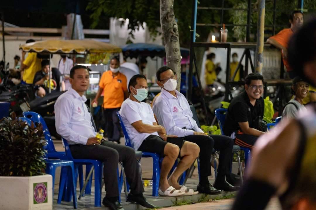 บรรยากาศการแข่งขันกีฬาบาสเกตบอลกีฬาเด็กเยาวชนและประชาชน ระหว ... Image 1