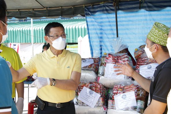 ลงพื้นที่ตรวจเยี่ยมกลุ่มผู้กักตัว Image 1